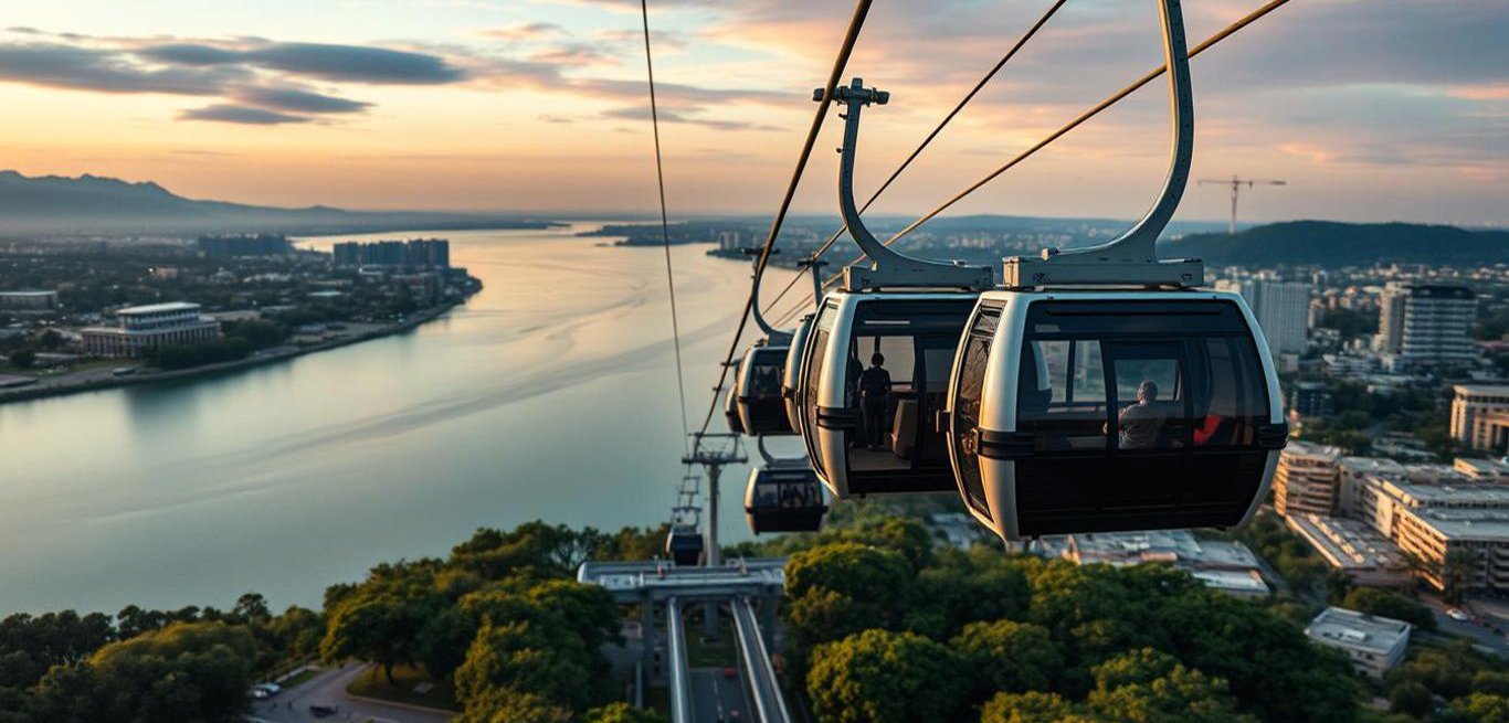 O Teleférico: A fronteira vista do alto