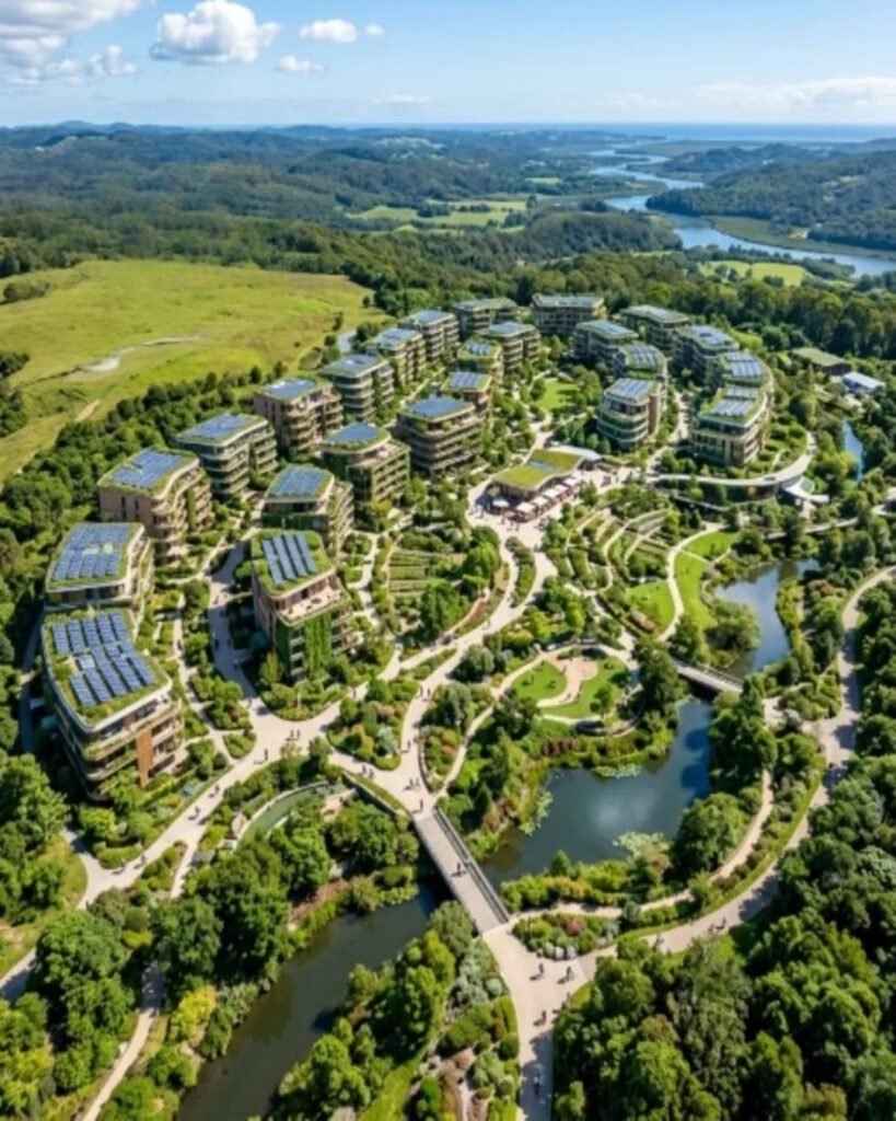 cidade verde e inteligente